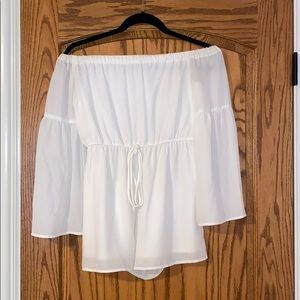 Charlotte Russe Off the shoulder romper
